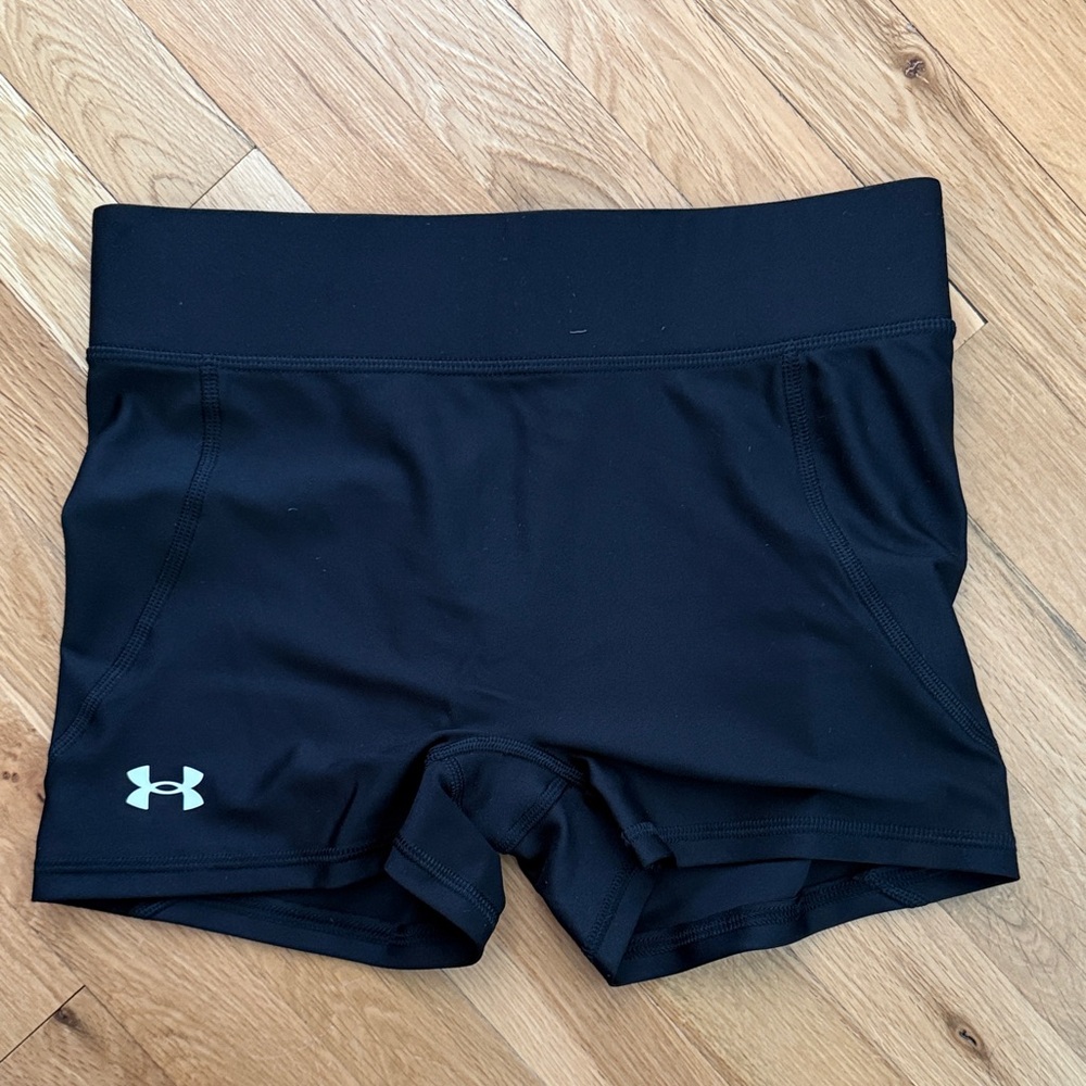 Under Armour Women’s Compression Shorts Team Shorty 3” Black Size M NWT